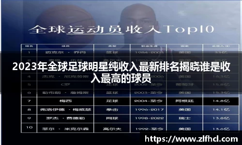 2023年全球足球明星纯收入最新排名揭晓谁是收入最高的球员